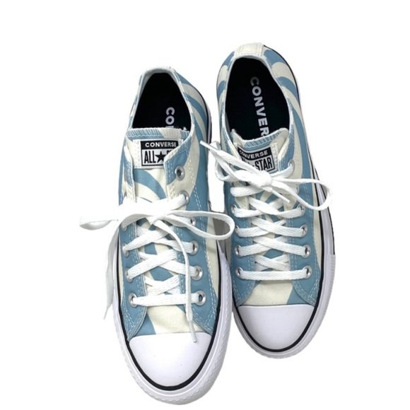 Converse Chuck Lift Platform Shoes Low Casual Women Blue Candy Sneakers A10013C - Picture 7 of 10